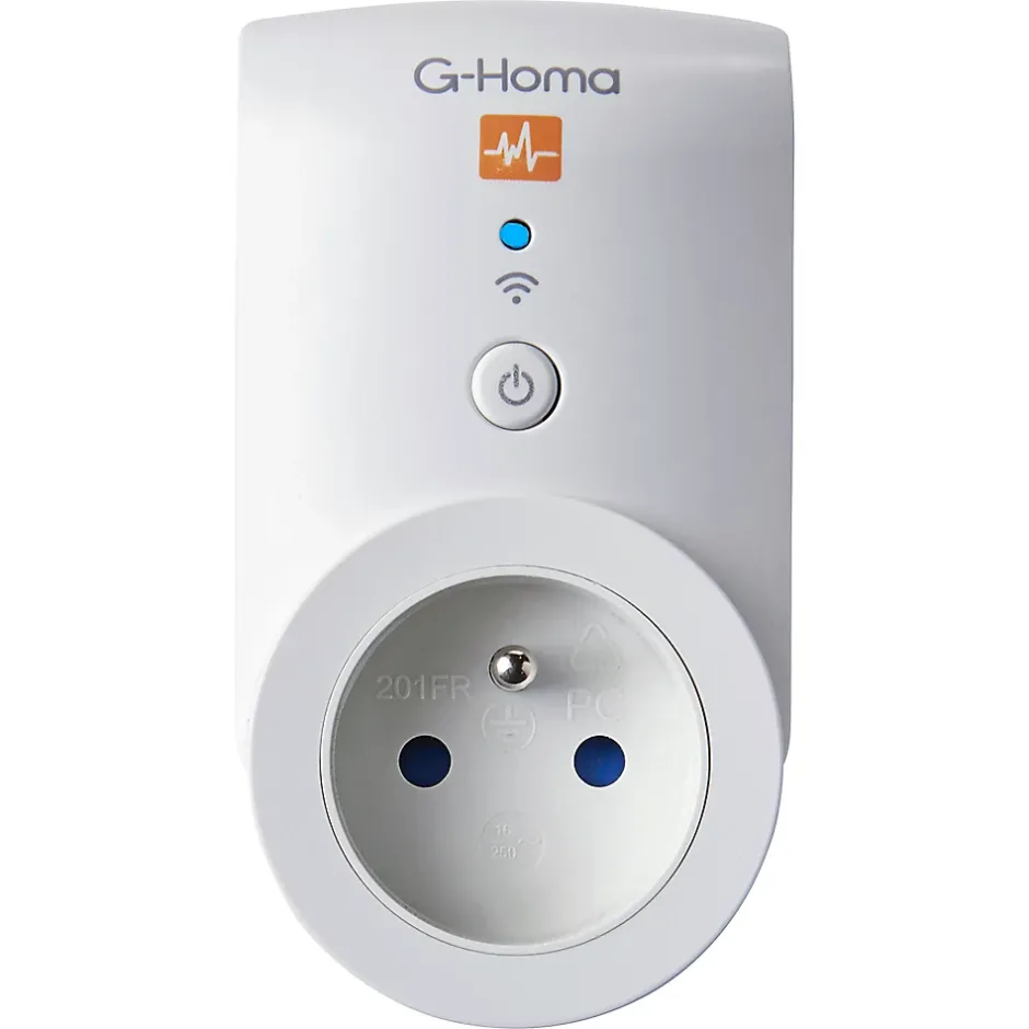 Prise connectée avec contrôle du coût et de la consommation électrique-G-HOMA New