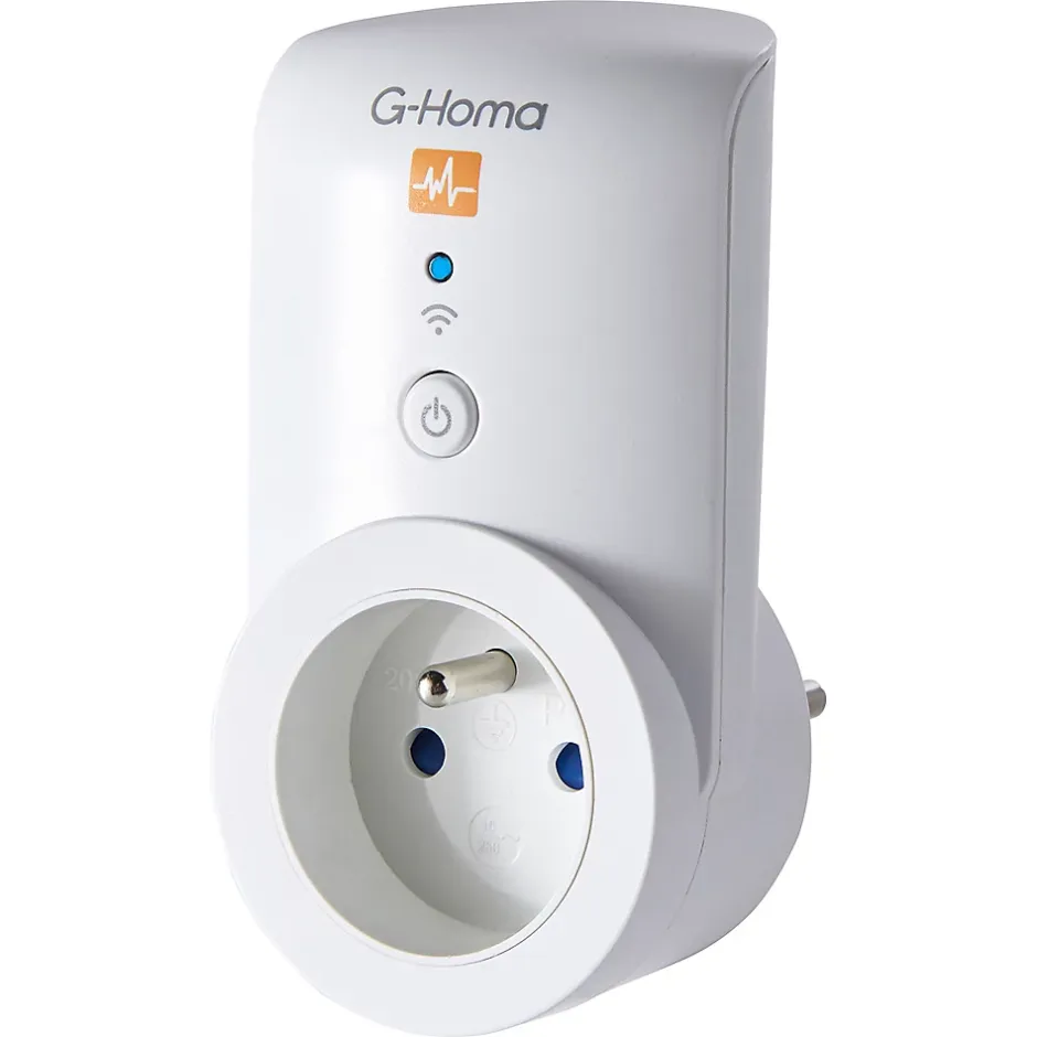 Prise connectée avec contrôle du coût et de la consommation électrique-G-HOMA New