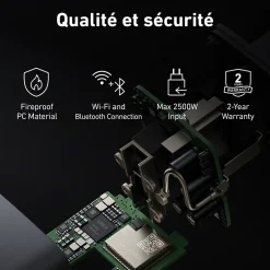 Prise connectée Smart Plug Noir - SOLIX - Commande intelligente Wi-Fi^Anker Discount