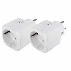 Prise connectée Wifi 16A (EU type F), lot de 2^Konyks