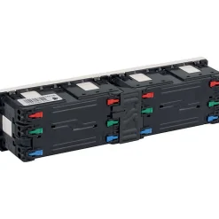 Prise de courant 4 X 2P+T surface Mosaic Link - 8 modules - 4 postes - Blanc-Legrand Hot