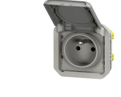 Prise de courant 16A 2P+T Plexo™ grise composable^Legrand Sale