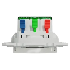 Prise de courant avec terre affleurante + usb C 10.5W Odace blanc^Schneider Electric Online