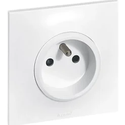 Prise de courant avec terre Neptune 0 913 30 couleur blanc 16 A 250 V-Legrand