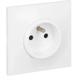 Prise de courant avec terre Neptune 0 913 30 couleur blanc 16 A 250 V-Legrand