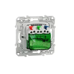 Prise de courant avec terre affleurante + usb C 10.5W Odace anthracite-Schneider Electric Outlet