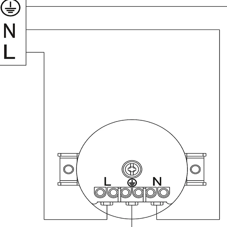 Prise de courant avec terre blanche complet- Discount