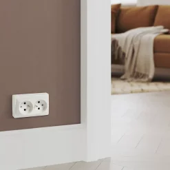 Prise de téléphone monobloc en saillie Sigurd blanc complet^Jacobsen Sale