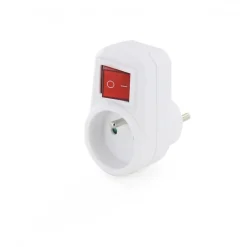 Prise Easy Switch On/Off 16A 3500W Blanc --Chacon