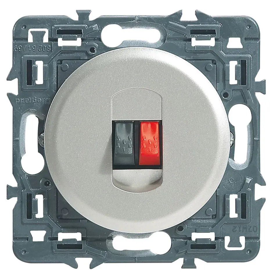 Prise haut-parleur Céliane titane-Legrand