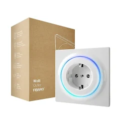 Prise Intelligente Encastrée Z-wave - Walli Outlet Type F -^Fibaro Online
