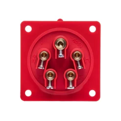 Prise Male Encastrable Tétrapolaire 32a 3p+n+t 380v - 5 Broches - étanche Ip44 --Ide New