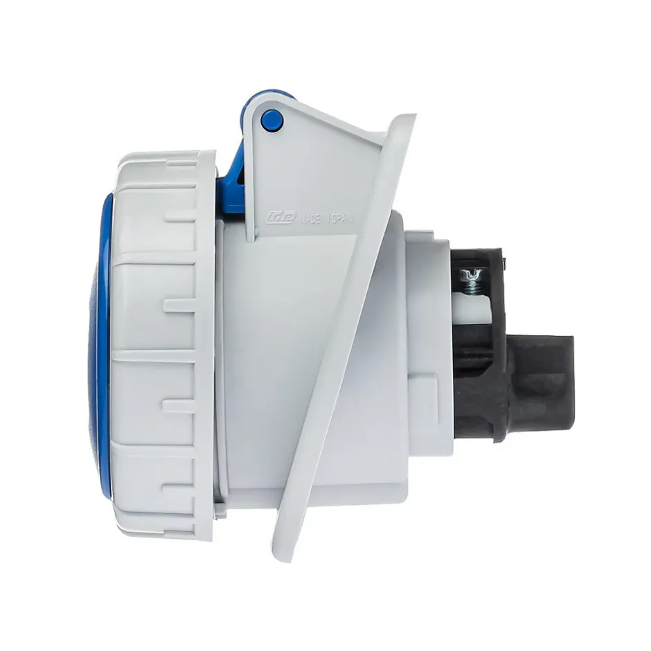 Prise Monophasé 16a 2p+t - Encastrable Sur Coffret - étanche Ip67 --Ide Discount