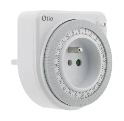 Prise programmable journalière Blanc-Otio Clearance