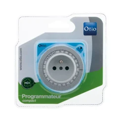 Prise programmable journalière Bleu-Otio