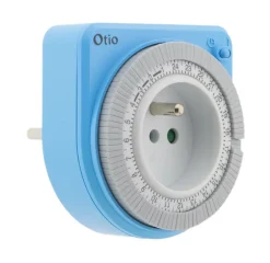 Prise programmable journalière Bleu-Otio