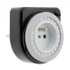 Prise programmable journalière Noir^Otio