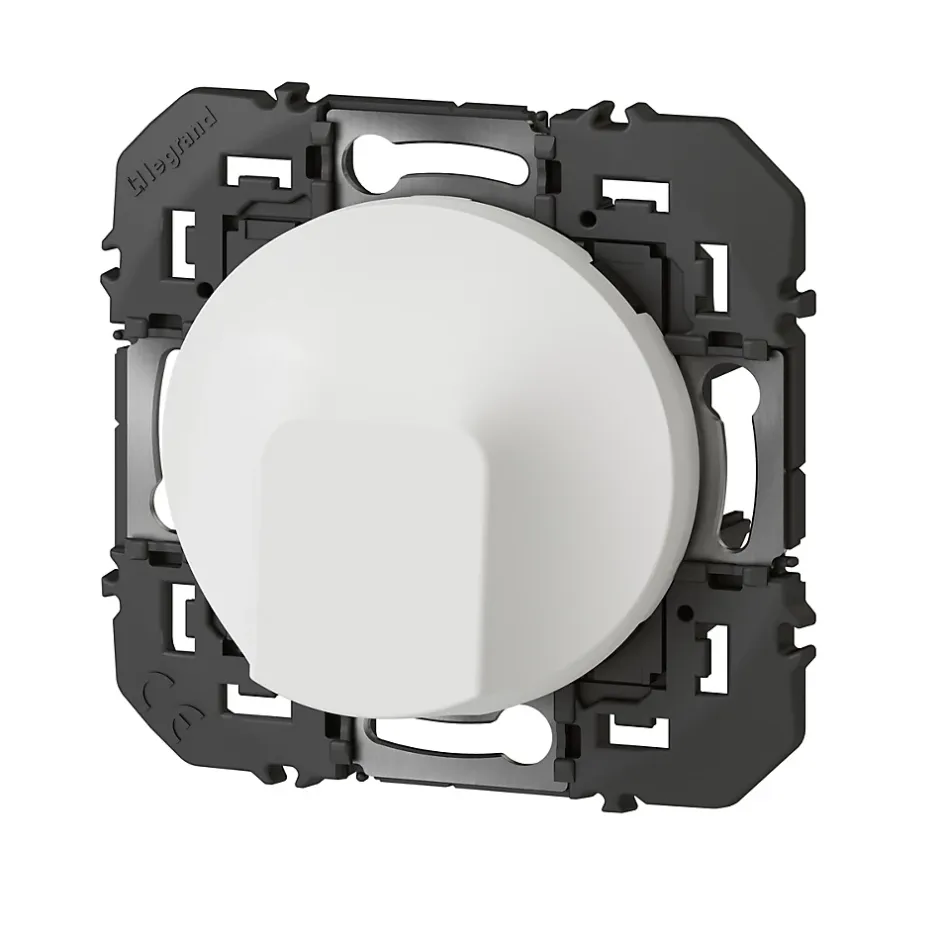 Prise sortie de câble Dooxie blanc carrée-Legrand New