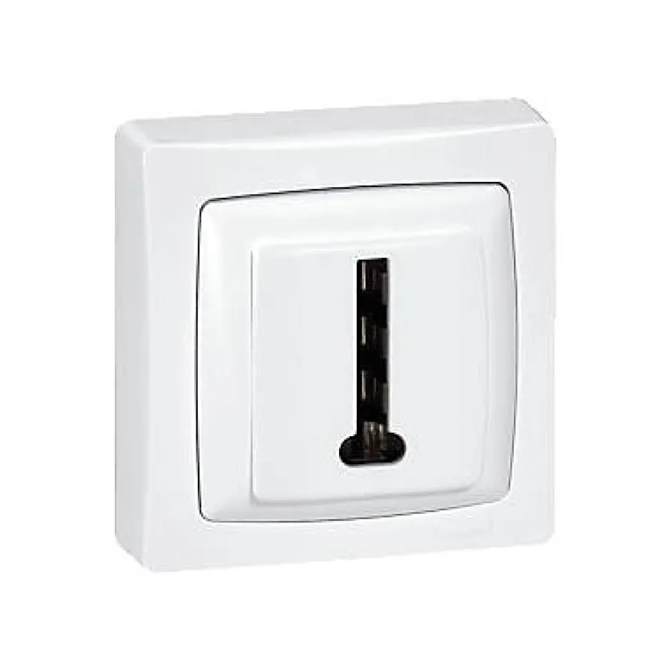 Prise téléphone ASL 8 contact en T blanc^Legrand Hot