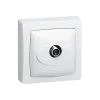 Prise télévision SAT type ''F'' ASL blanc en saillie.-Legrand Online
