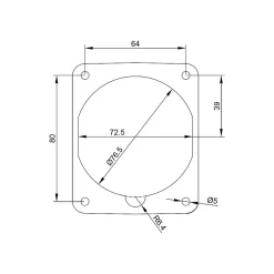 Prise Tétrapolaire 32a 3p+n+t - 5 Broches - Encastrable Sur Coffret - étanche Ip67 -^Ide