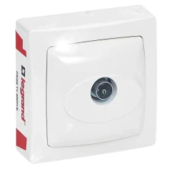 Prise TV simple ASL blanc 9.5 mm-Legrand Sale