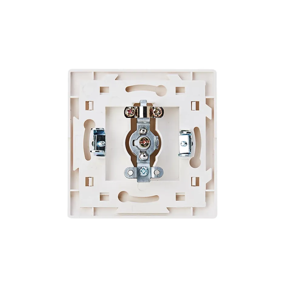 Prise TV simple encastrable blanc complet^ Online