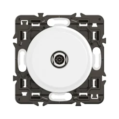 Prise tv simple Céliane blanc sans plaque-Legrand Hot
