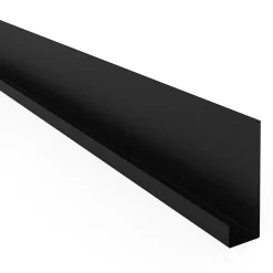 Profil acier pour bardage et parement U XL45 noir mat L.2,3 m-Le Profileur Français Best