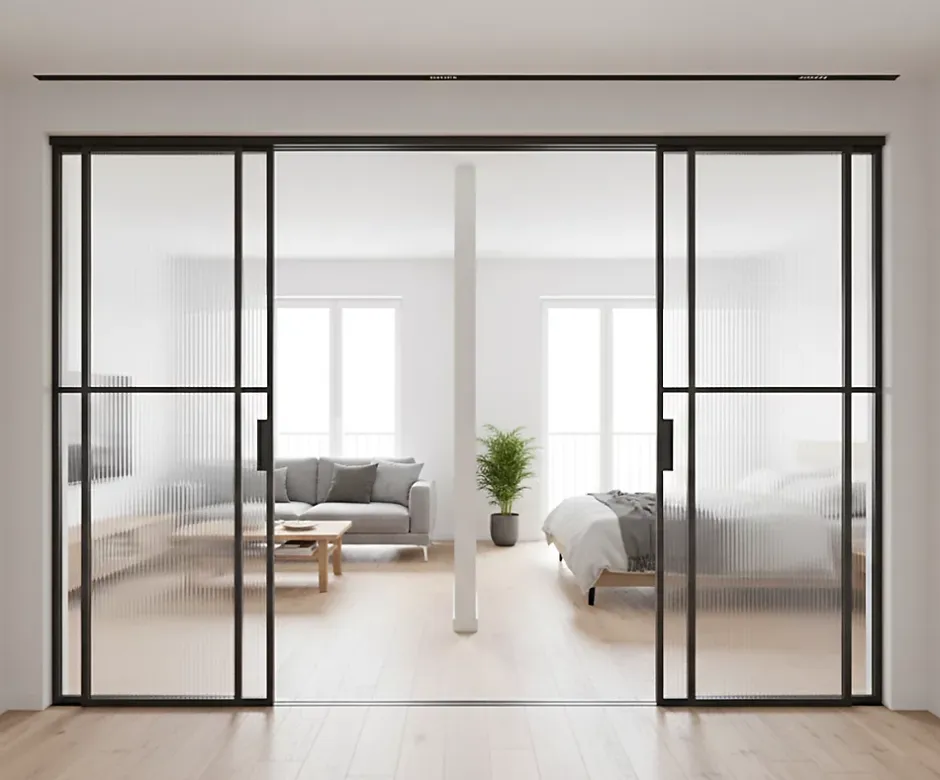 Profilé plat aluminium laqué anthracite 30 x 2 mm, L. 2,5 m-CQFD Discount