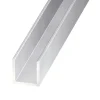 Profilé U aluminium anodisé incolore 15 x 15 x 15 mm, 2 m^ Outlet