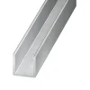 Profilé U aluminium brut 10 x 20 x 10 mm, 2 m^