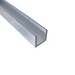 Profilé u aluminium 30x30 ep 3 mm, Longueur : 3 metres -^Comment Fer Sale