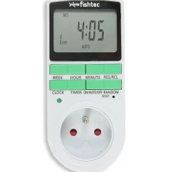Programmateur digital 16A 3680W - 10 programmes - Mode aléatoire - Écran LCD - Mémoire intégrée^Fishtec Best