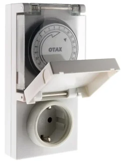 Programmateur extérieur Schuko IP44 48 programmes -^Zenitech Online