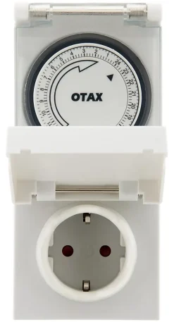 Programmateur extérieur Schuko IP44 48 programmes -^Zenitech Online