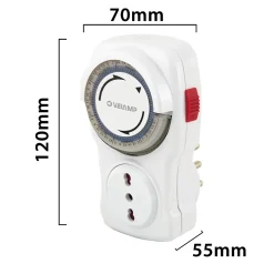 Programmateur hebdomadaire mécanique - 10/16A.-Velamp