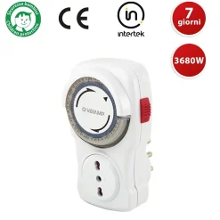 Programmateur hebdomadaire mécanique - 10/16A.-Velamp