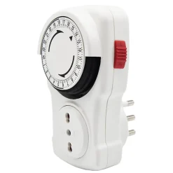 Programmateur journalier mécanique, programmes 15 minutes - 10/16A-Velamp Sale