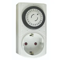 Programmateur mécanique prise Schuko -^Chacon Online