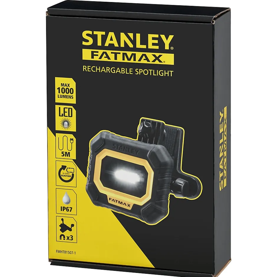 Projecteur 1000 Lumens rechargeable FatMax FMHT81507-1^Stanley Clearance