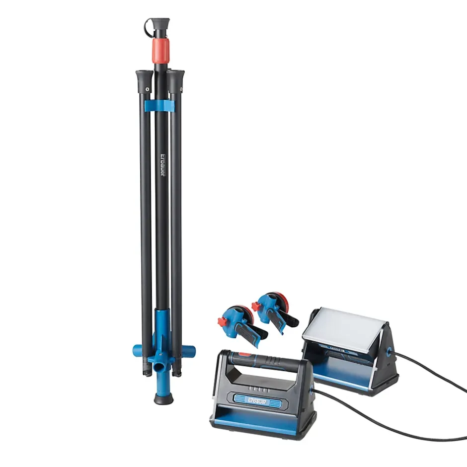 Projecteur de chantier double sur pied à LED filaire Lewo 1600 lumens (20W)^Erbauer Hot