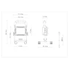 Projecteur de chantier portable à LED rechargeable 10 W^ Clearance