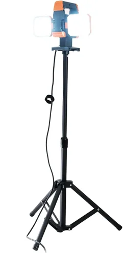 Projecteur de chantier sur trépied 2x15W 2500lm IP54-Zenitech New