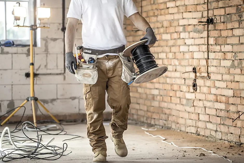 Projecteur LED sur trépied 1x 20W Jaune pour chantier - IP65 CE-Zenitech Online