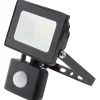 PROJECTEUR SENSOR 10W 900LM IP65 NOIR-Zenitech Hot