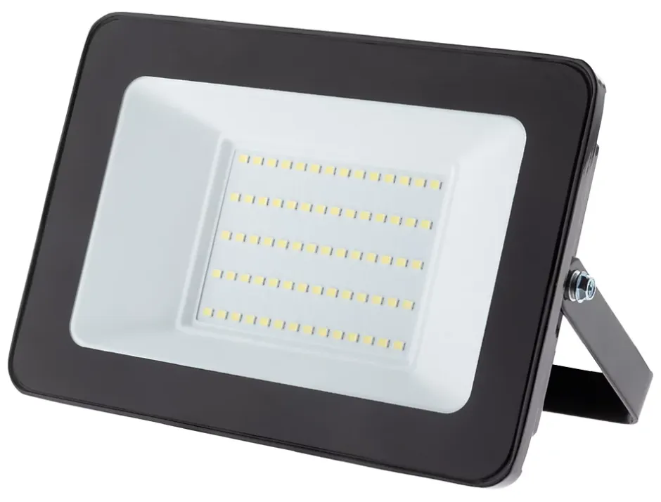 PROJECTEUR 50W 5000LM IP65 NOIR^Zenitech Sale
