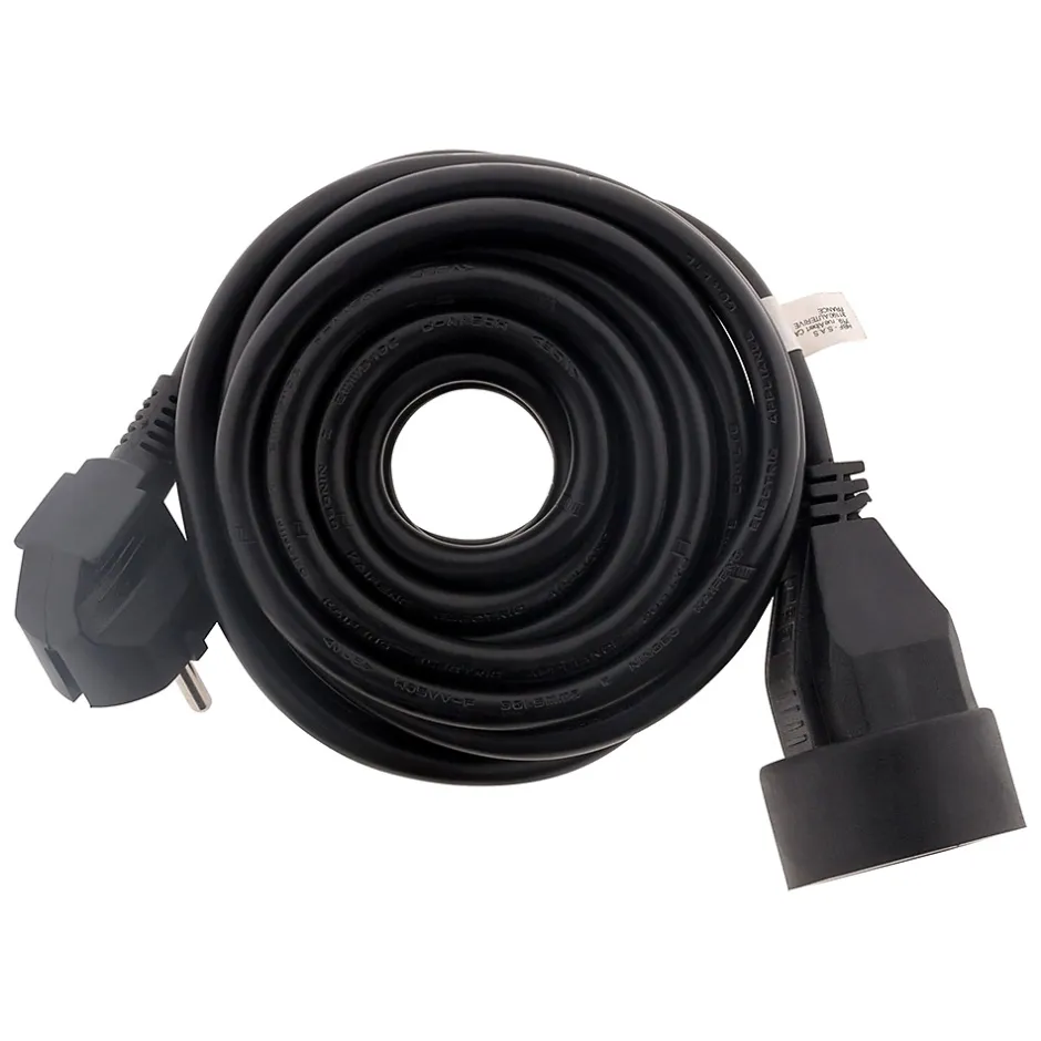 Prolongateur 16A 2P+T noir 10m-Zenitech New