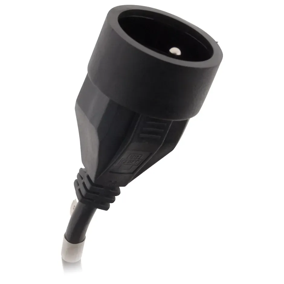 Prolongateur 16A 2P+T noir 3m^Zenitech Clearance