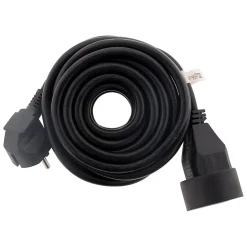 Prolongateur 16A 2P+T noir 3m^Zenitech Clearance
